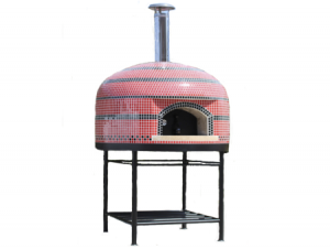 Vesuvio90 Assembled Tiled Oven With Stand - 36